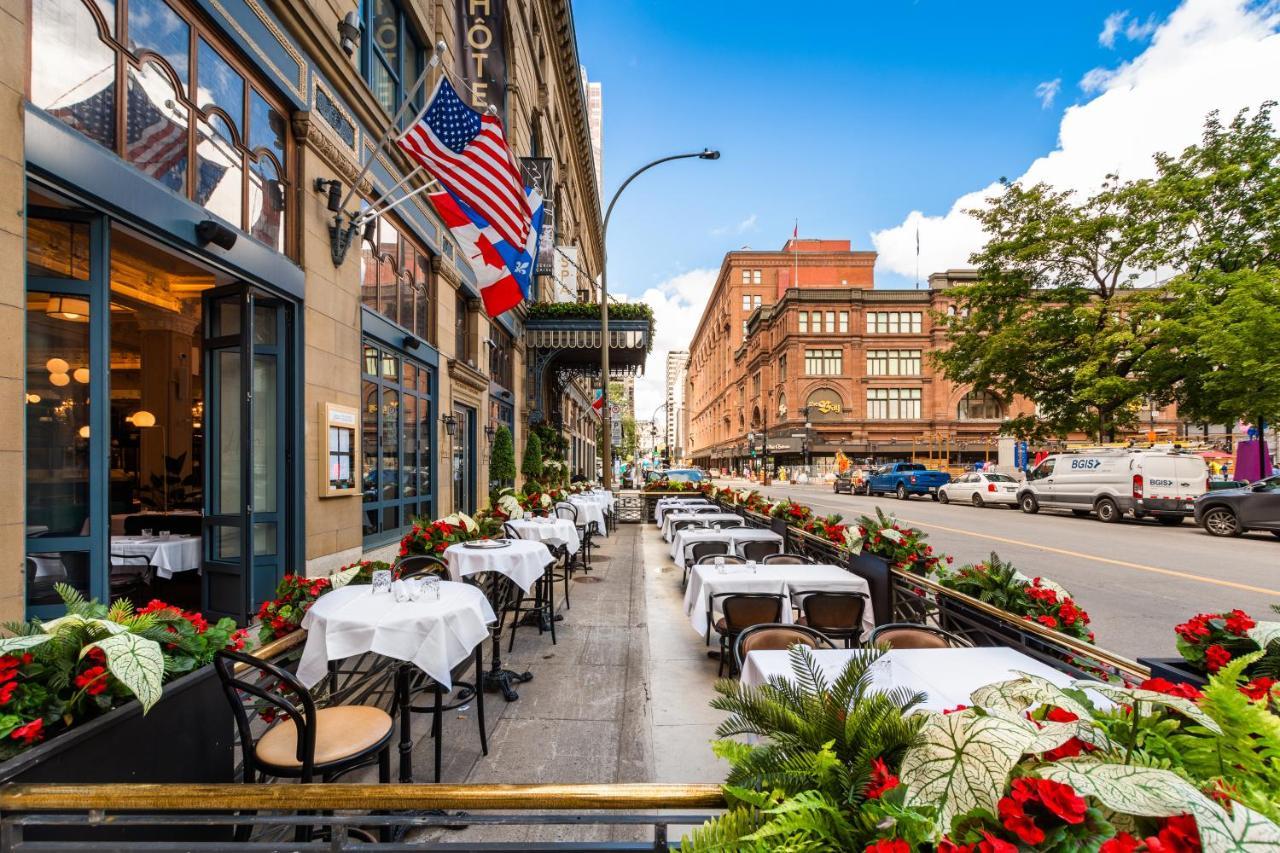 Hotel Birks Montreal Bagian luar foto The outdoor seating area